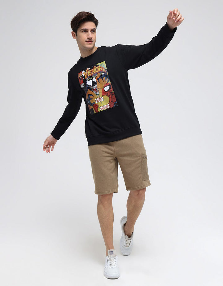 Marvel Sweatshirt Spiderman Vs Venom In Colorful Comics