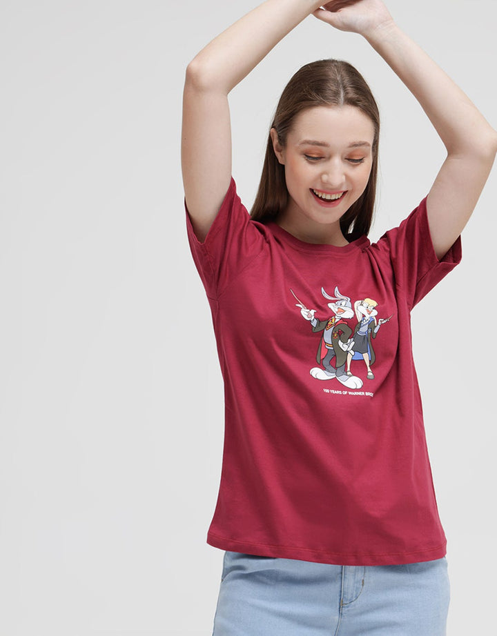 Nevada Short Sleeve T-Shirt Warner Bross Print Bugs And Bunny Lola Bunny