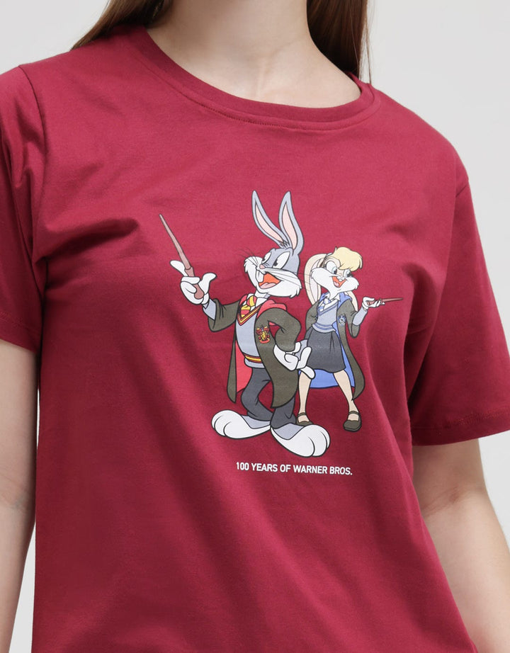 Nevada Short Sleeve T-Shirt Warner Bross Print Bugs And Bunny Lola Bunny