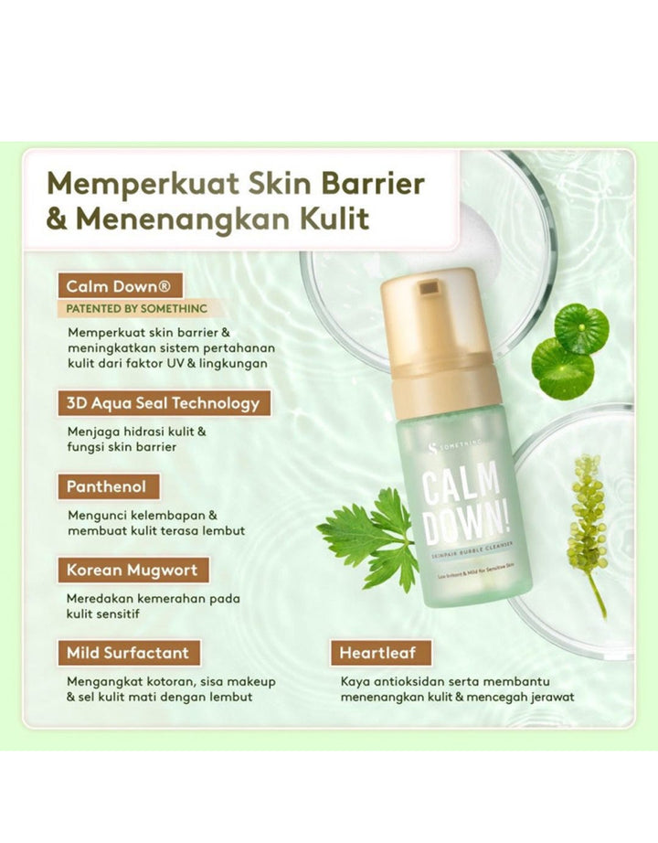 Somethinc Calm Down Skinpair Bubble Cleanser 120Ml