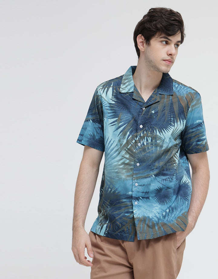 Walrus Shirt Studio Leaf Print