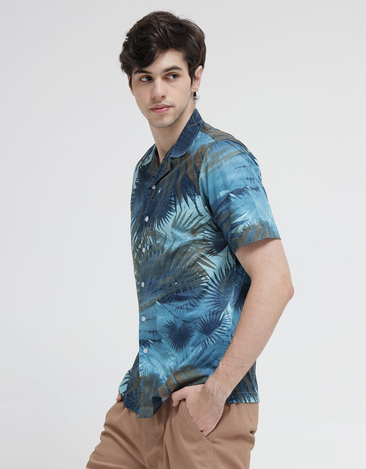 Walrus Shirt Studio Leaf Print