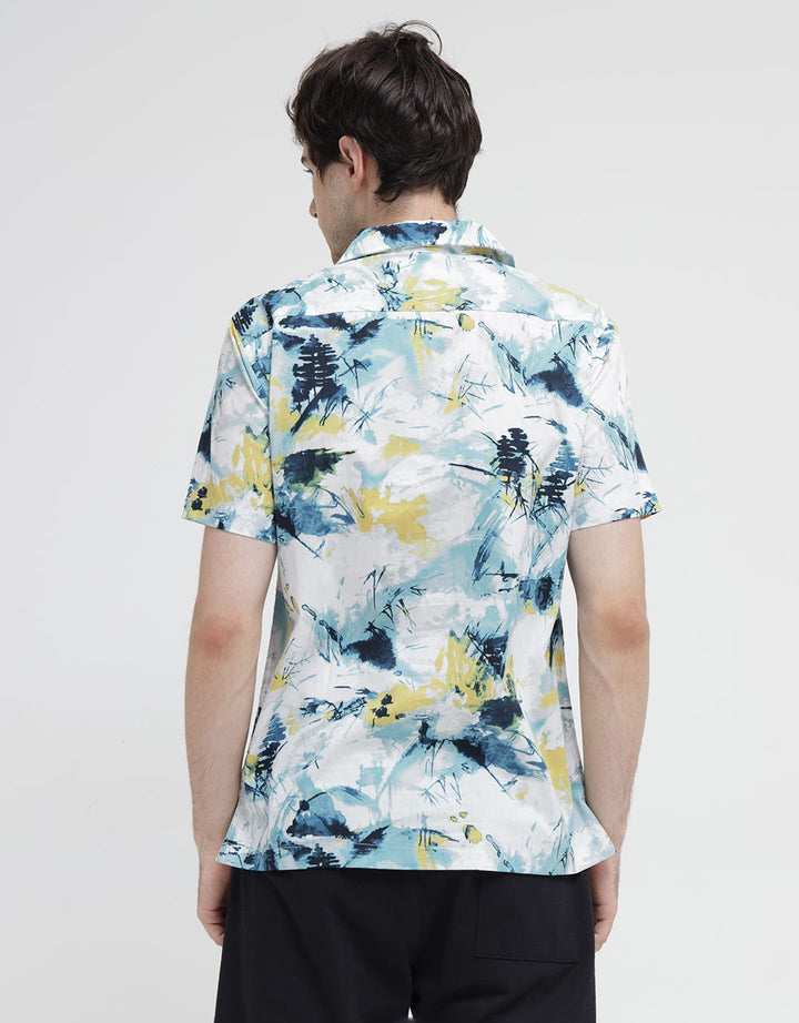 Walrus Abstract Splash Print Studio Shirt