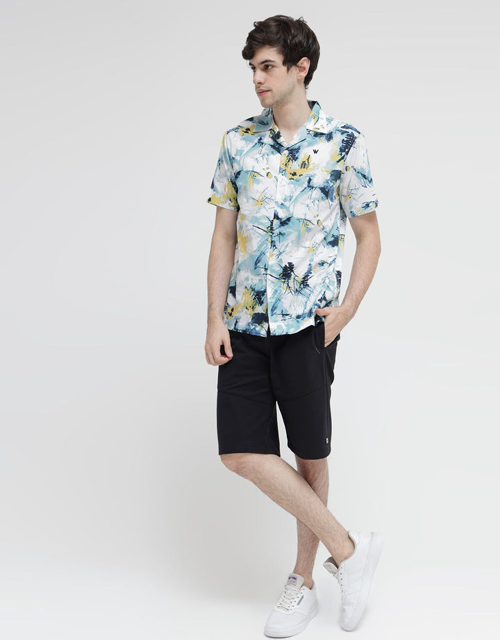 Walrus Abstract Splash Print Studio Shirt