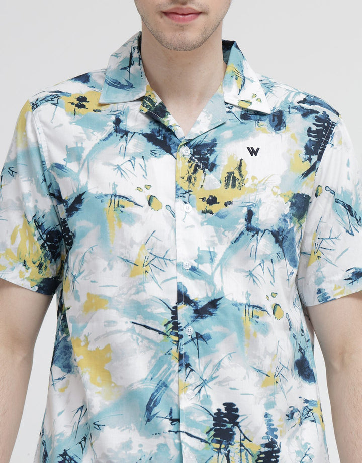 Walrus Abstract Splash Print Studio Shirt