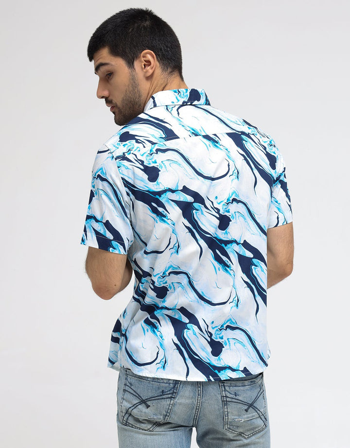 Walrus Ocean Color Strudio Kemeja Pria