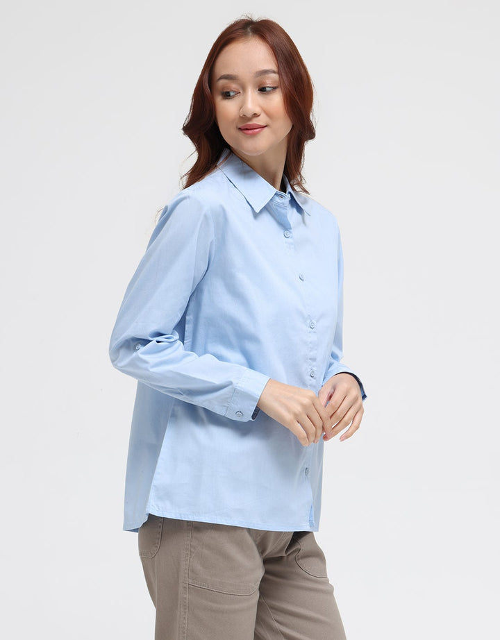 Nevada Plain Basic Kemeja Wanita