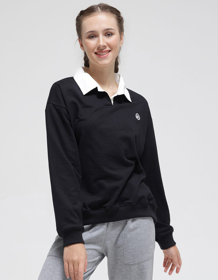 Nevada Sweatshirt Woven Collar