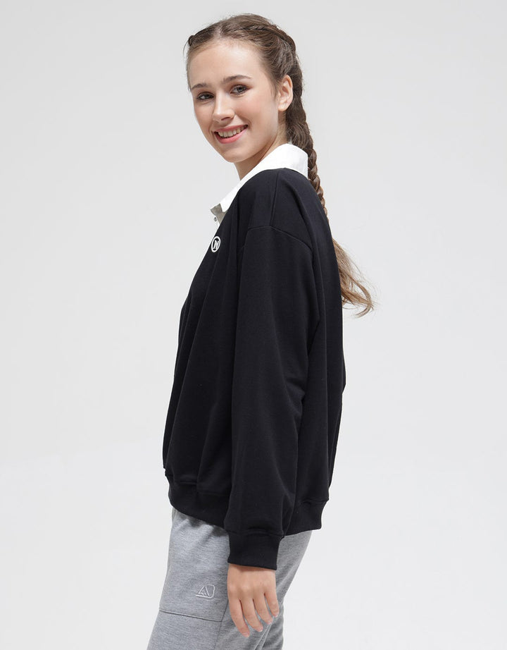 Nevada Sweatshirt Woven Collar