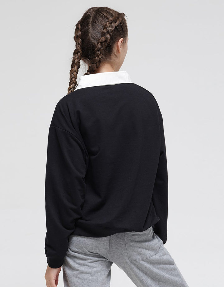 Nevada Sweatshirt Woven Collar