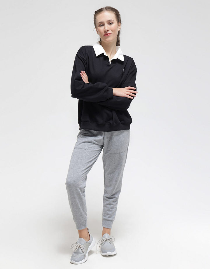 Nevada Sweatshirt Woven Collar
