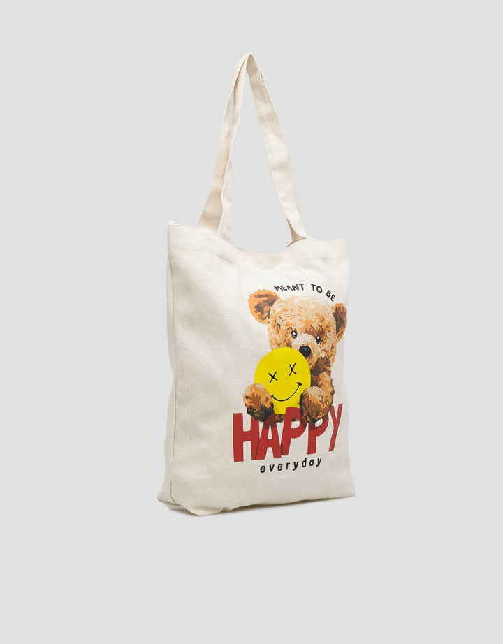 Nevada Shoulder Bag Canvas Teddy Bear