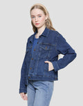 Nevada Jaket Denim Washed Wanita