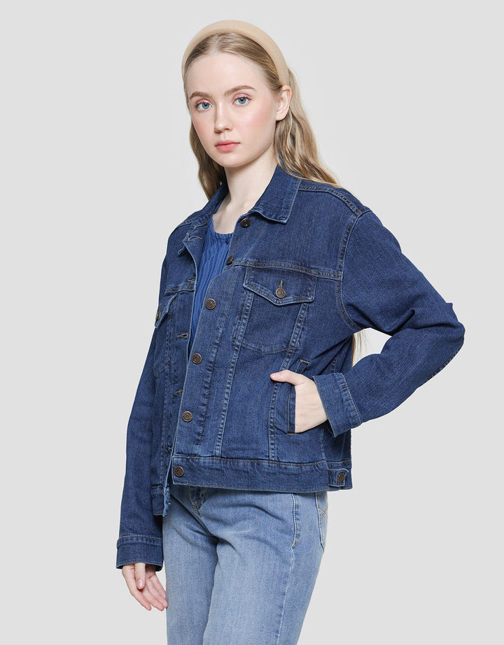 Nevada Jaket Denim Washed Wanita