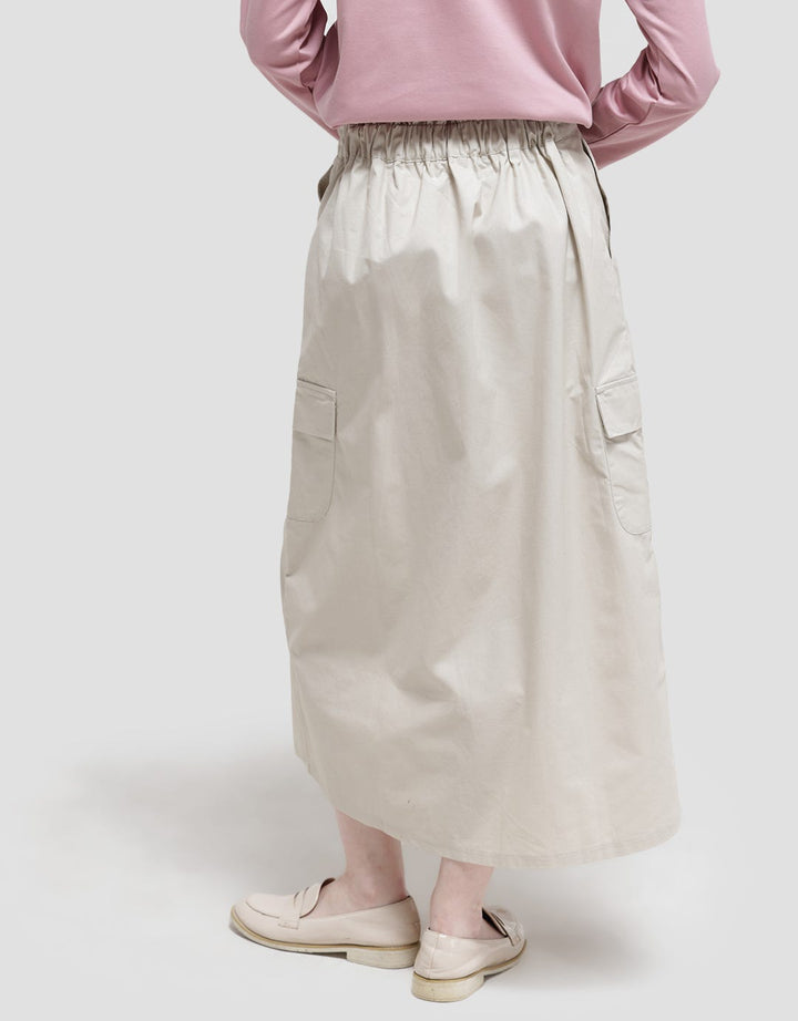 Nevada Maxi Skirt Woven Cargo Pocket