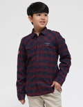 Cardinal Kids Boy Plaid Long Sleeve Shirt