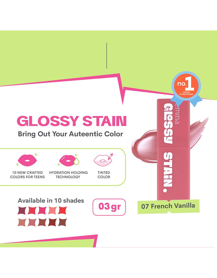 Emina Glossy Stain 07 French Vanilla 3 g