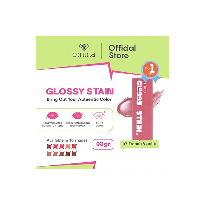 Emina Glossy Stain 07 French Vanilla 3 g