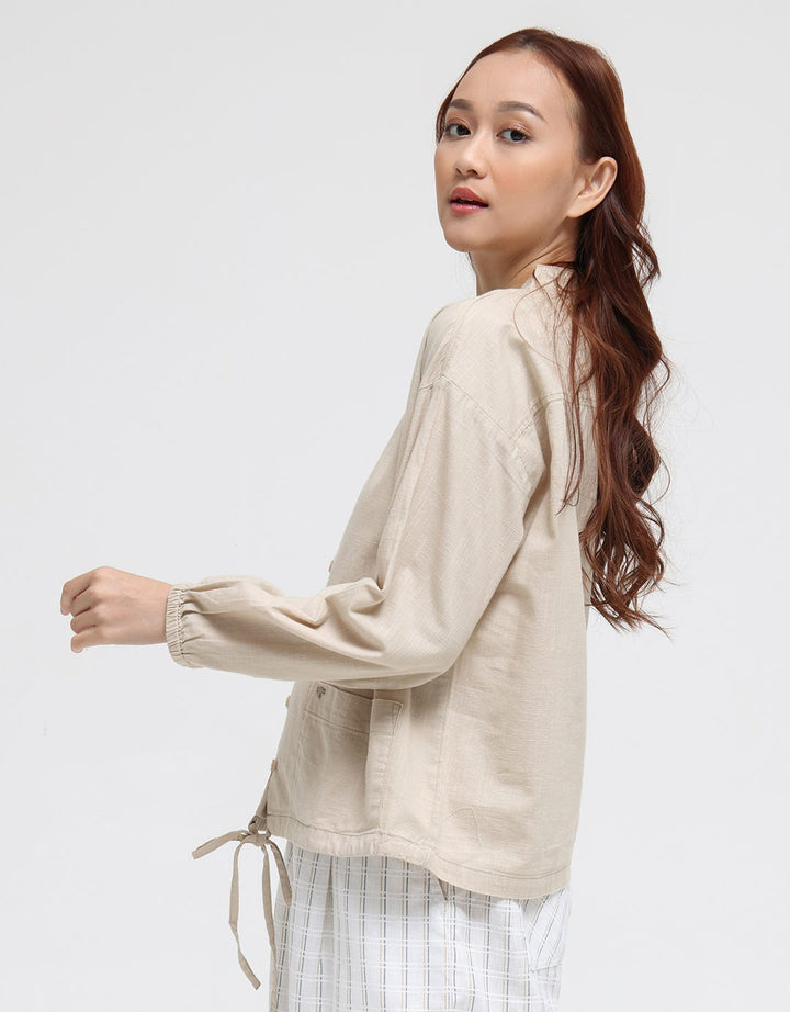 Triset Casual Sanghai Drawstring Blouse Wanita