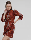 Arjunaweda Kawung Flower Batik Tunic