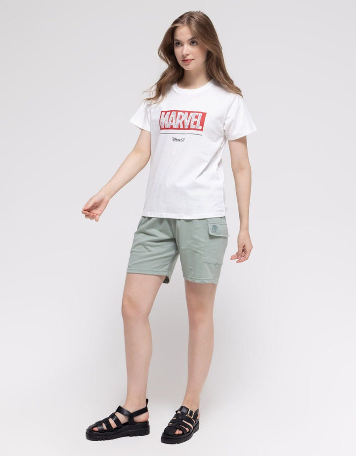 Marvel Short Sleeve T-Shirt 100 Basic Print Marvel