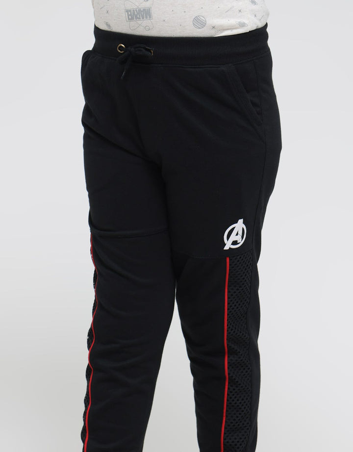 Marvel Pants Sport Avenger Logo Piping Mesh