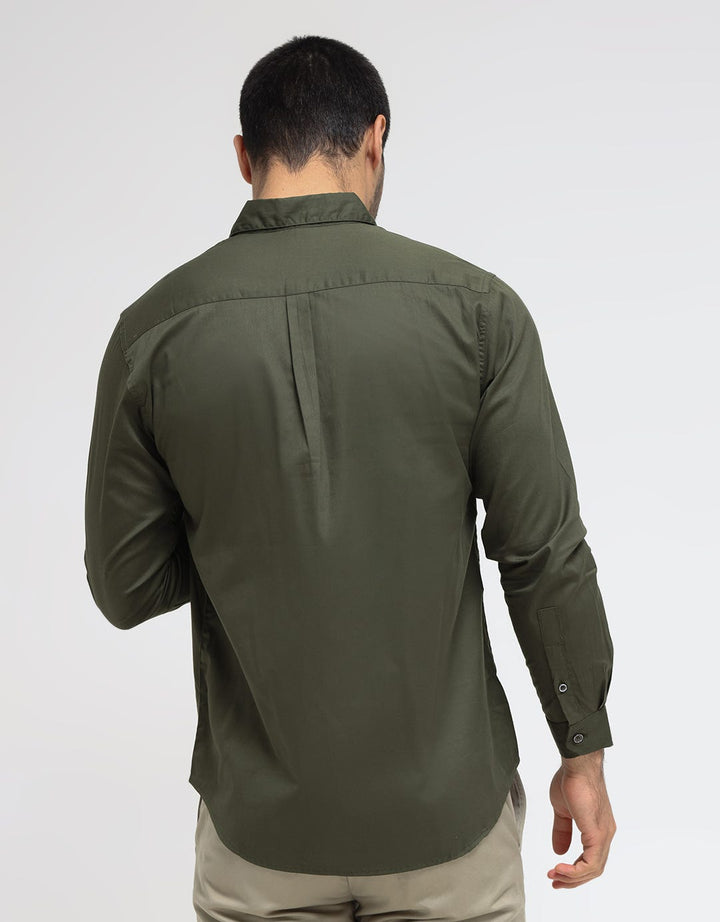 Larusso Basic Long Tencel Shirt