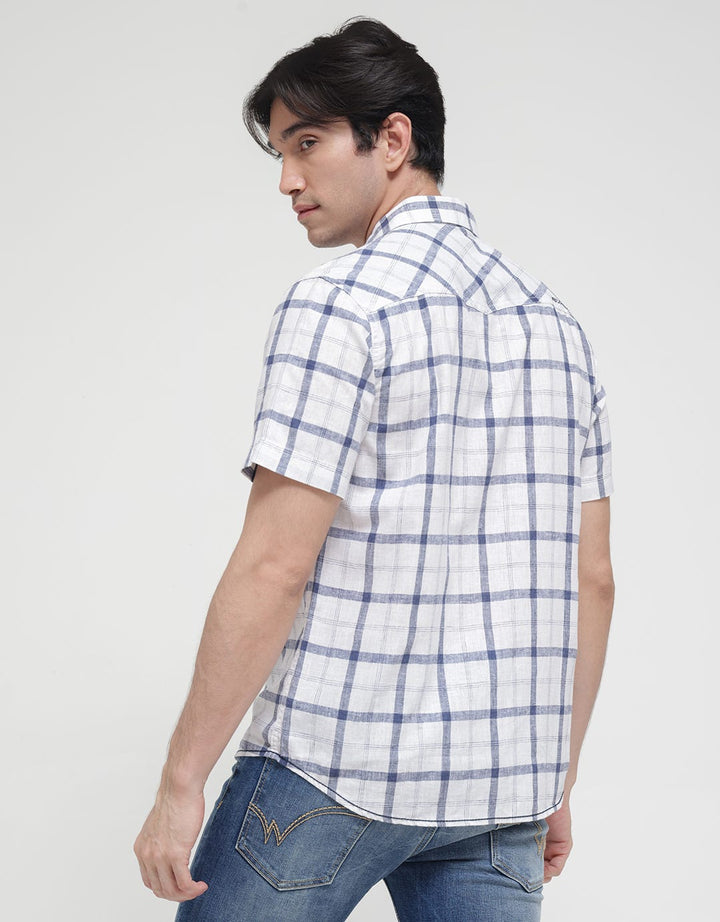 Watchout! Jeans Short Sleeve One Pocket Shirt