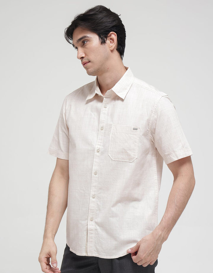 Watchout Casual Short  Sleeve Shirt Basic