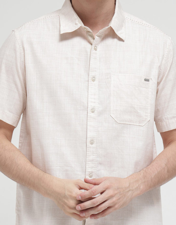 Watchout Casual Short  Sleeve Shirt Basic