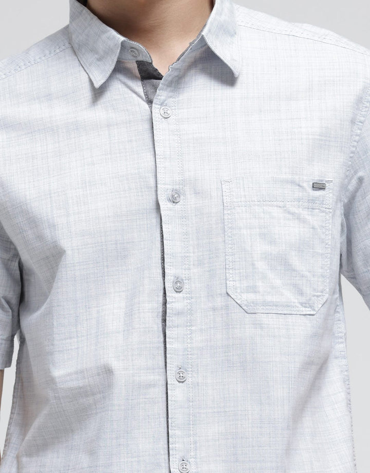 Watchout Casual Basic Casual Men's Shirt