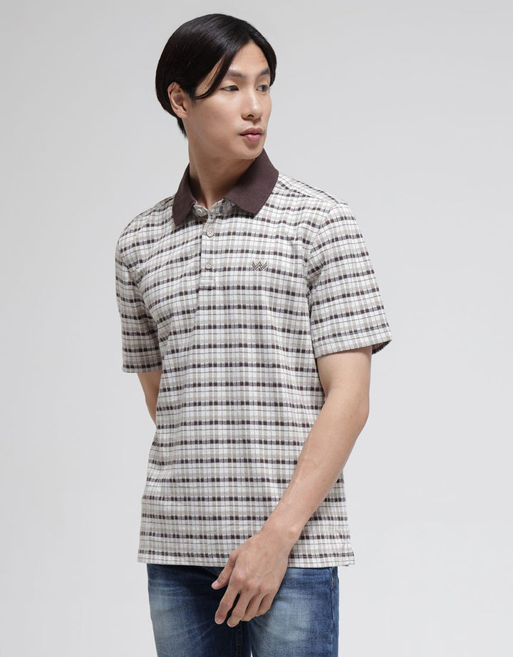 Watchout Casual Polo Shirt Motif Full Print