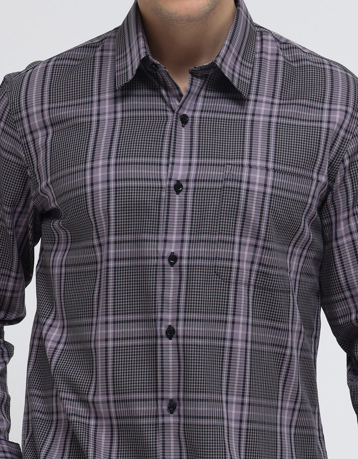 Stanley Adams Long Sleeve Shirt Slim Fit Check