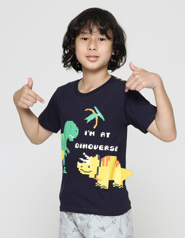 Little M Short Sleeve T-Shirt Dino I Am At Dino Verse Cucuk