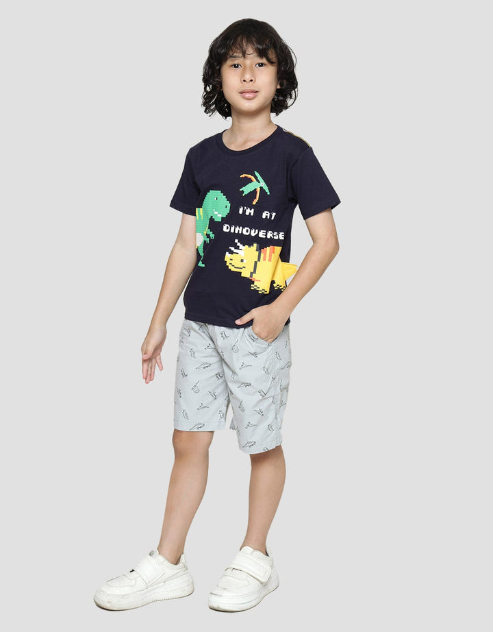 Little M Short Sleeve T-Shirt Dino I Am At Dino Verse Cucuk