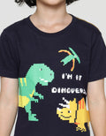 Little M Short Sleeve T-Shirt Dino I Am At Dino Verse Cucuk