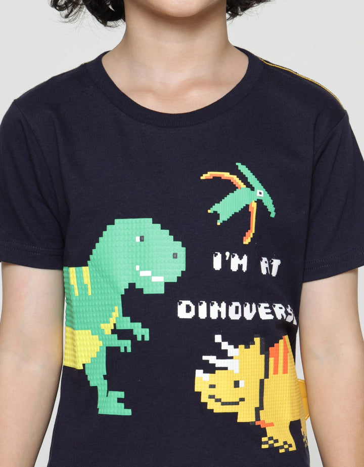 Little M Short Sleeve T-Shirt Dino I Am At Dino Verse Cucuk