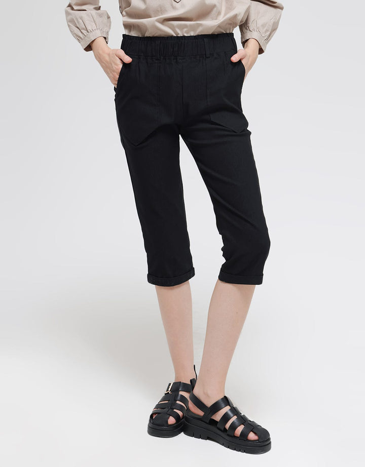 Details Long Pants Tapered Stretch With V Pocket
