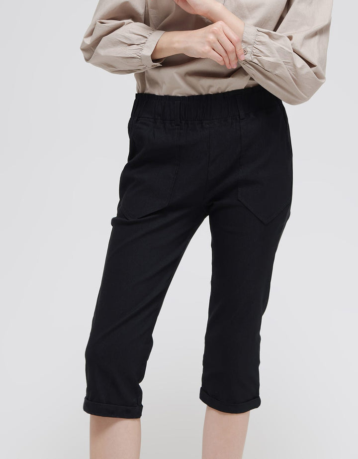 Details Long Pants Tapered Stretch With V Pocket