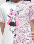 Aero Short Sleeve T-Shirt Cut Sew Super Girl