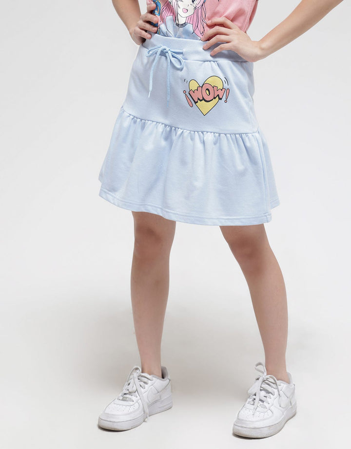 Aero Mini Skirt Kerut Bawah Super Girl