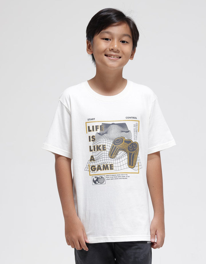 Aero Like Game Print Kaos Anak Laki-laki