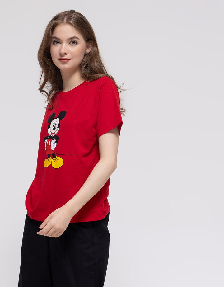Disney Basic Print Mickey Classic Kaos Wanita