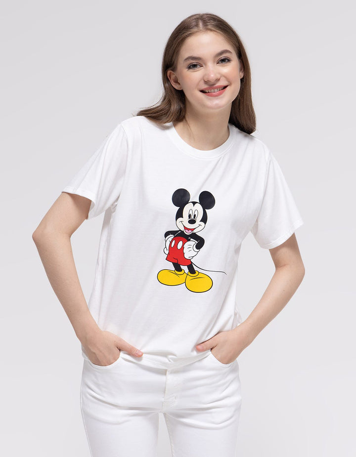 Disney Basic Print Mickey Classic Kaos Wanita