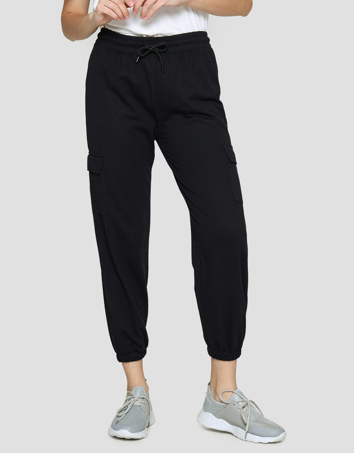 Nevada Solid Cargo Terry Celana Panjang Wanita