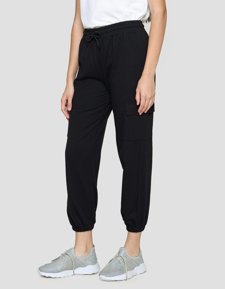 Nevada Solid Cargo Terry Celana Panjang Wanita