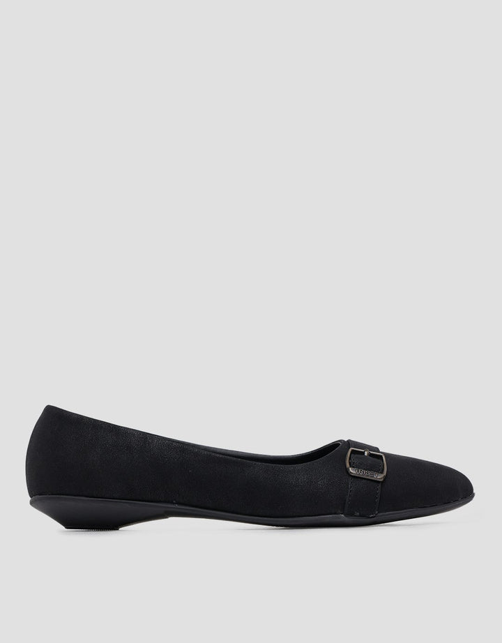 Triset Flat Sepatu Buckle Wanita