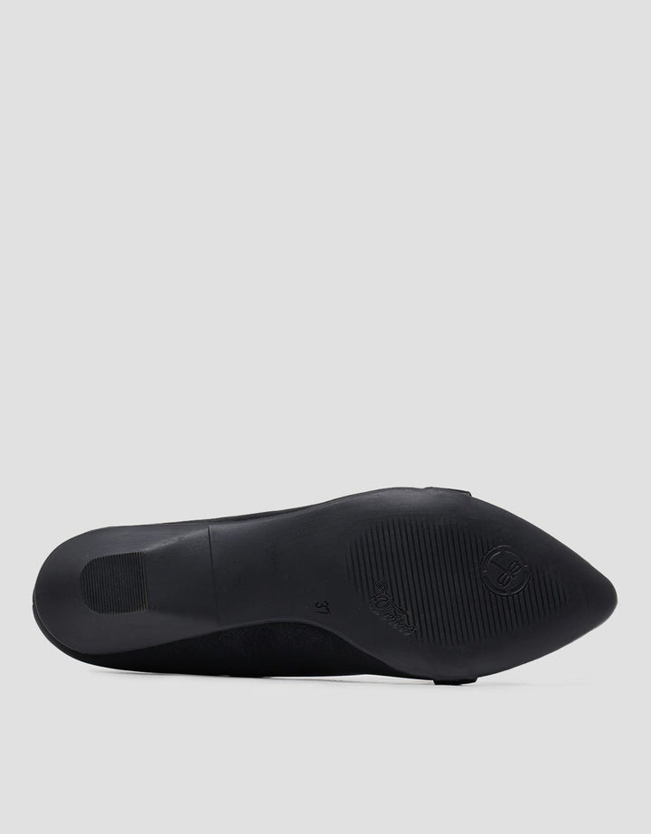 Triset Flat Sepatu Buckle Wanita