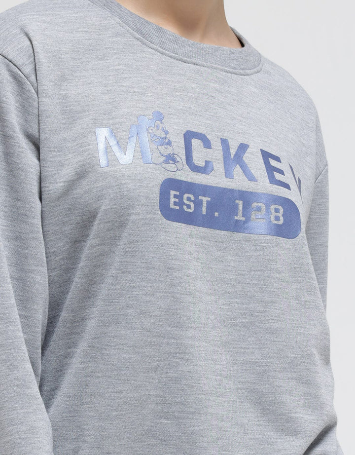 Disney Mickey Print Sweatshirt