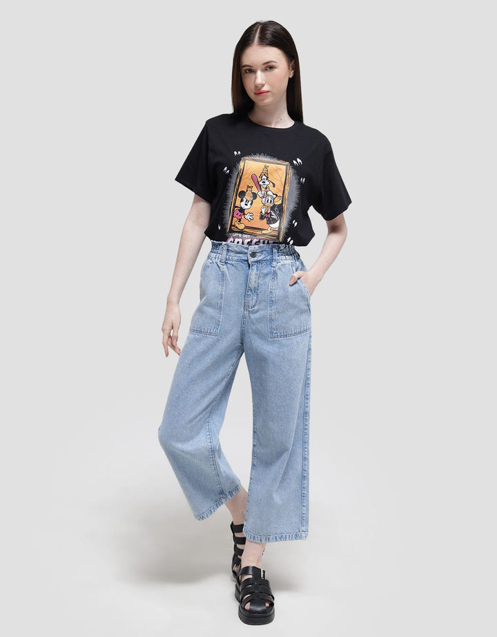 Nevada Denim Wide Leg Women's Long Pants